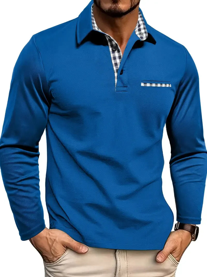The Sebastian Premium Long-Sleeve Polo