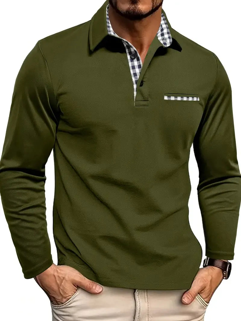 The Sebastian Premium Long-Sleeve Polo