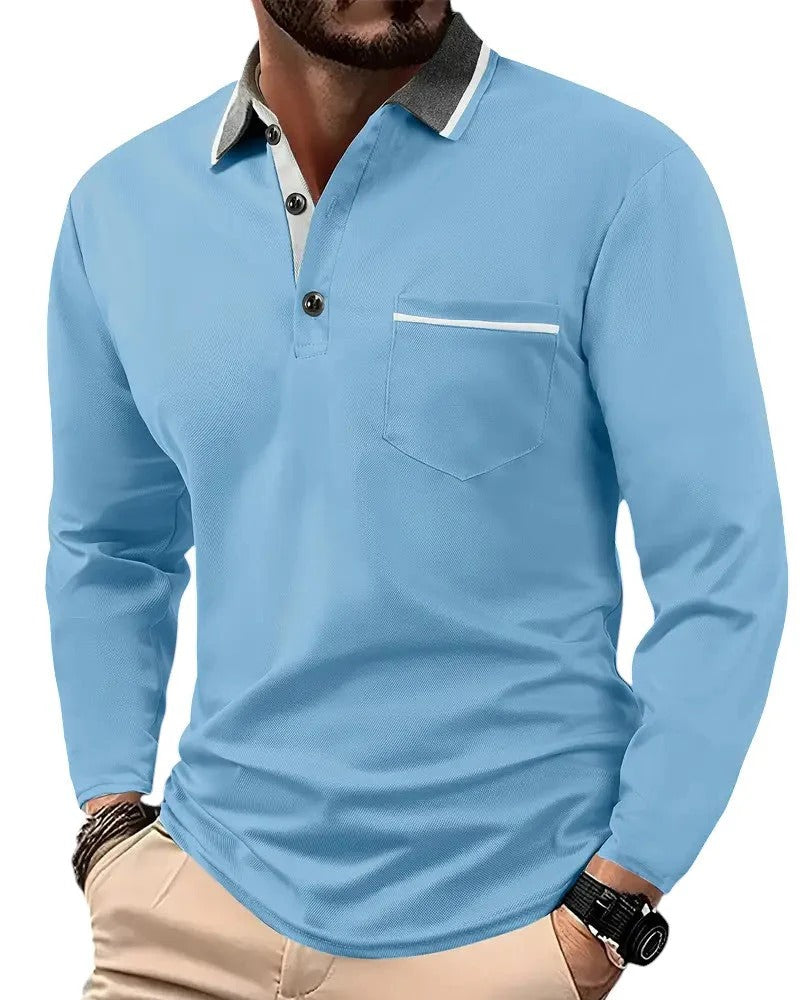 The Rafael Long-Sleeve Polo