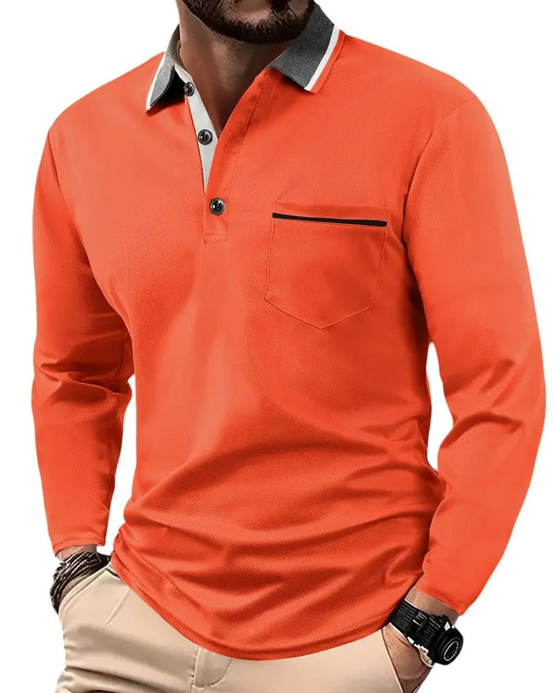 The Rafael Long-Sleeve Polo