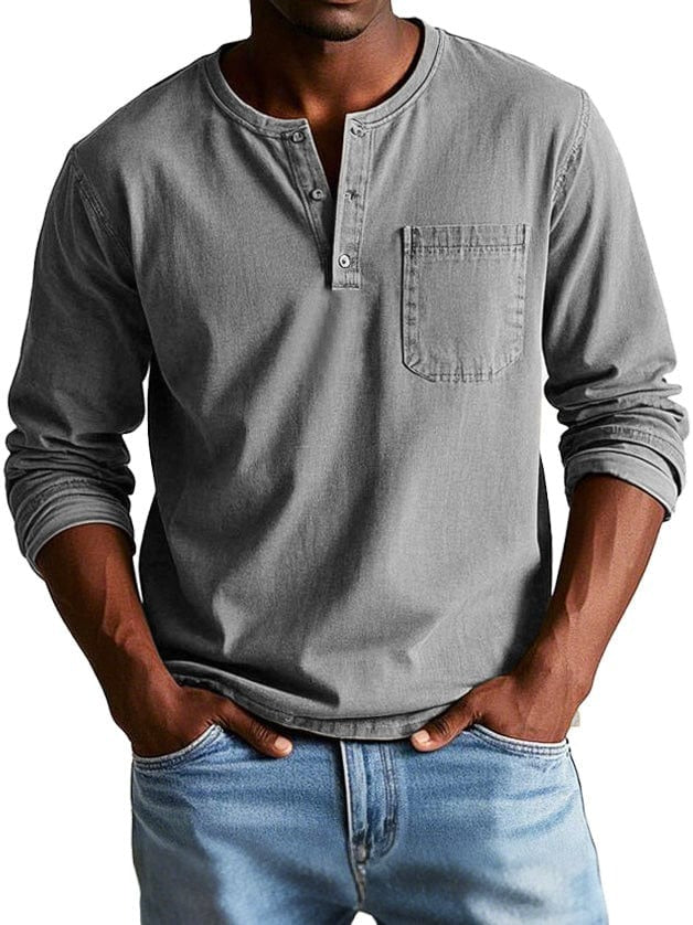 The Adrian Vintage Henley