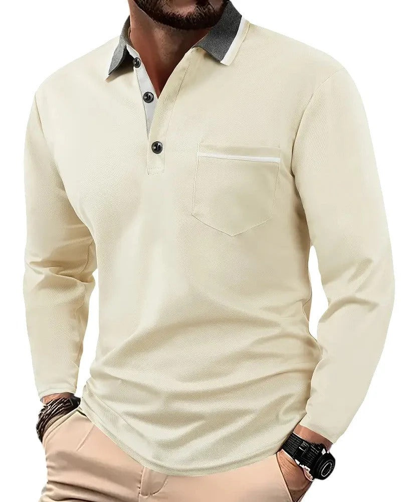The Rafael Long-Sleeve Polo
