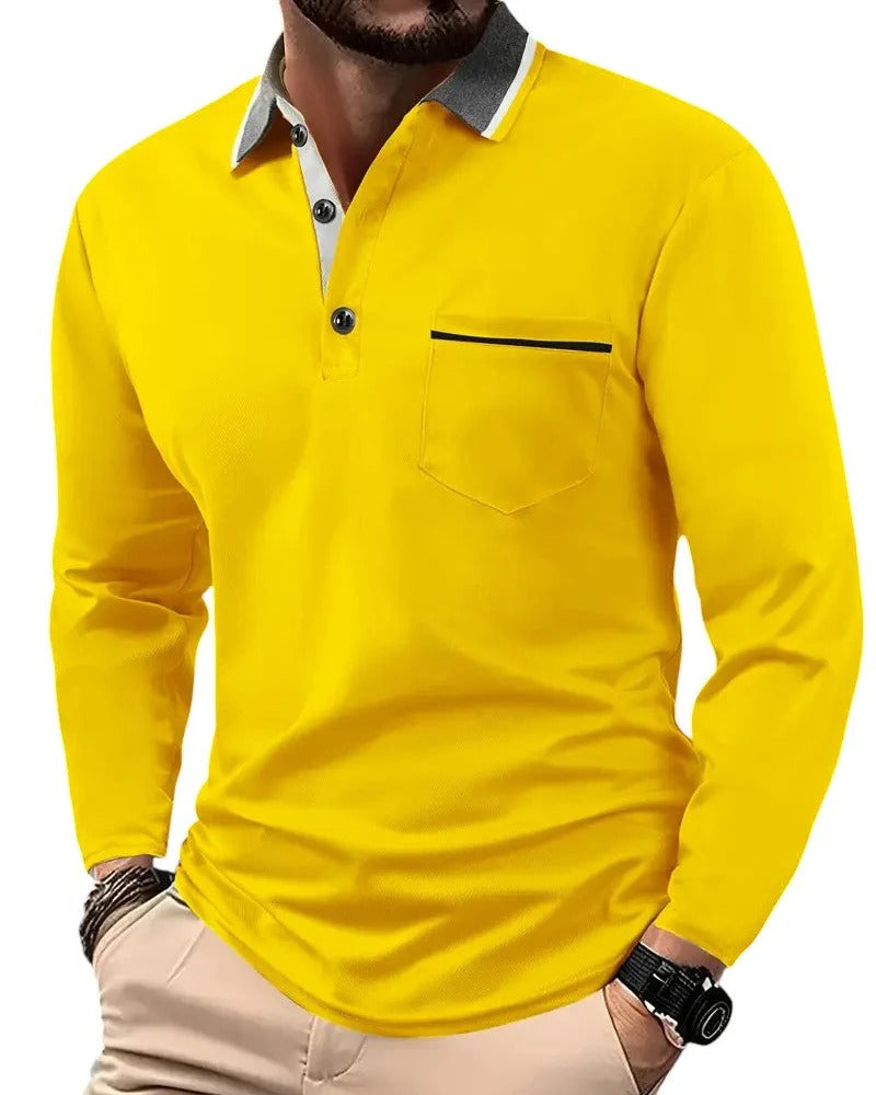 The Rafael Long-Sleeve Polo