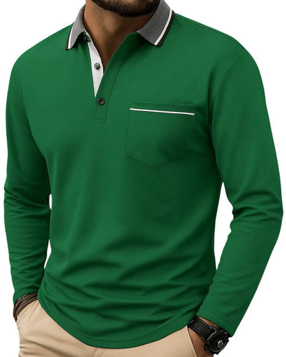 The Rafael Long-Sleeve Polo