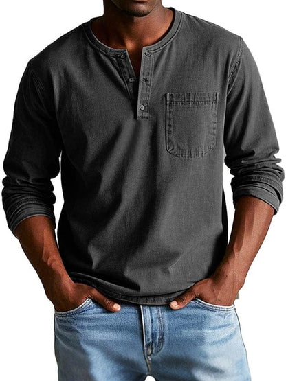 The Adrian Vintage Henley