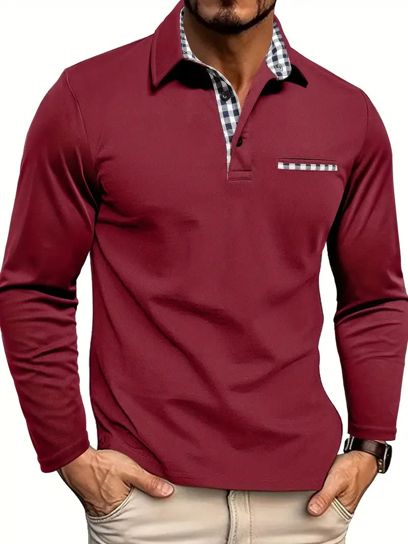 The Sebastian Premium Long-Sleeve Polo