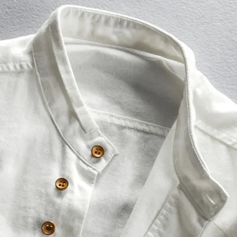 The Hiroshi Japanese Linen Shirt