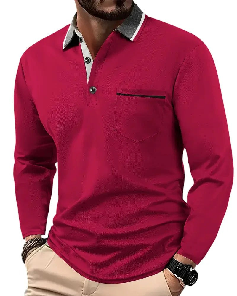The Rafael Long-Sleeve Polo