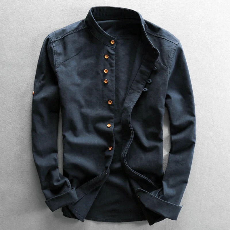 The Hiroshi Japanese Linen Shirt