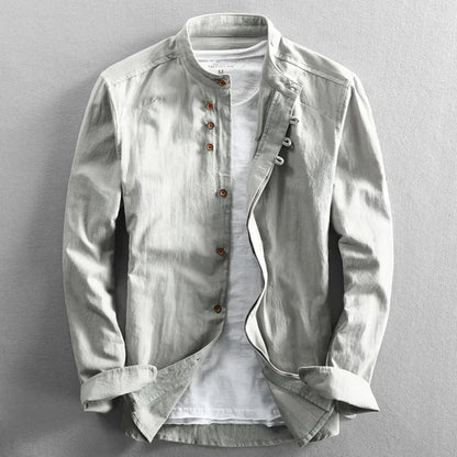The Hiroshi Japanese Linen Shirt