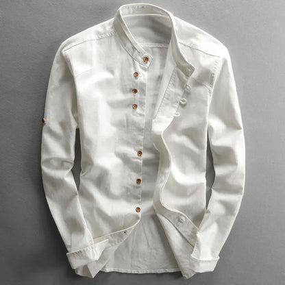 The Hiroshi Japanese Linen Shirt