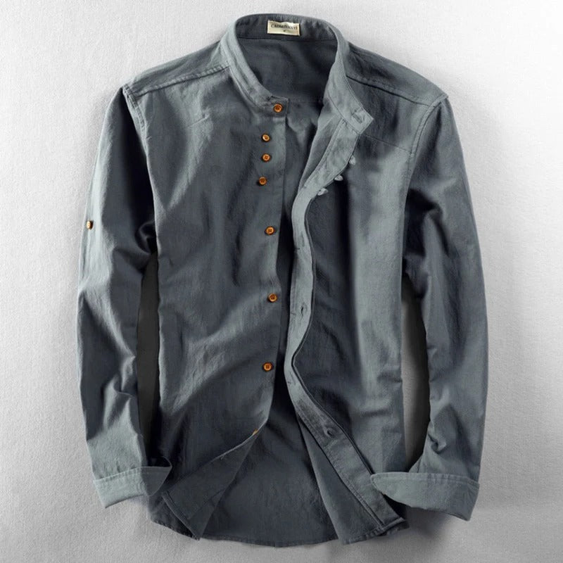 The Hiroshi Japanese Linen Shirt