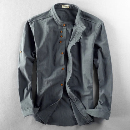 The Hiroshi Japanese Linen Shirt