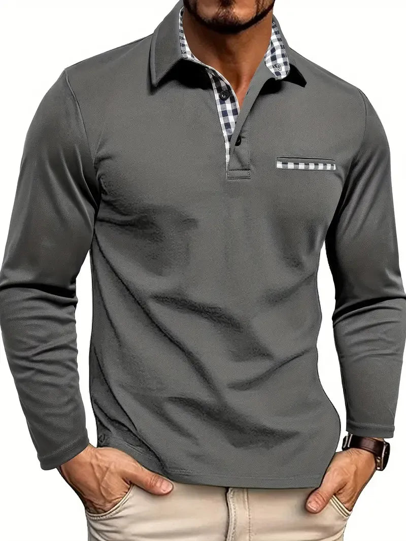 The Sebastian Premium Long-Sleeve Polo